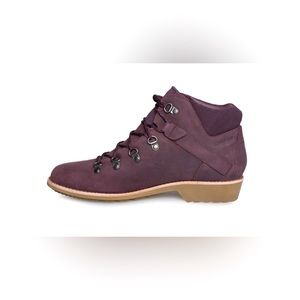 TEVA De La Vina Dos Alpine Low Waterproof Leather Boots 1100051 Deep Wine Purple